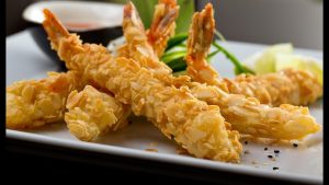 Tempura shrimps at Japanos