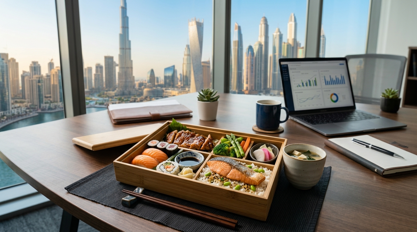 bento box office lunch dubai