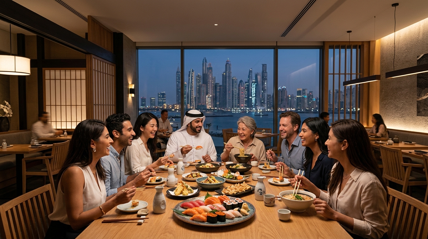 japanese restaurants for group dining in dubai
