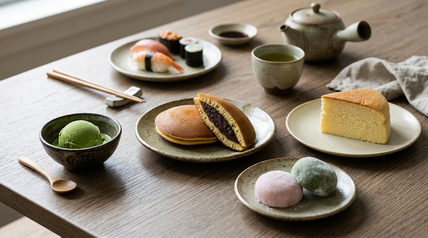 Japanese dessert pairing